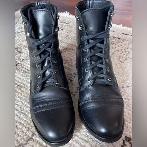 Thursday Boot Company Captain Boots Black Excellent Condition